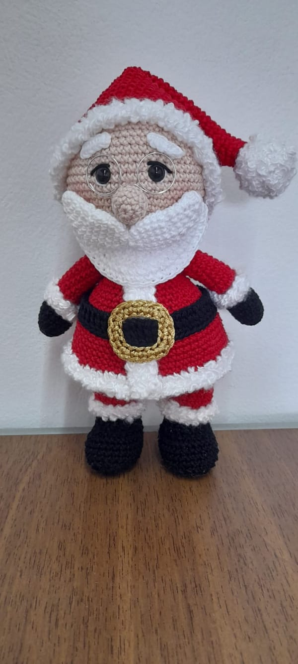 Papai Noel em Amigurumi